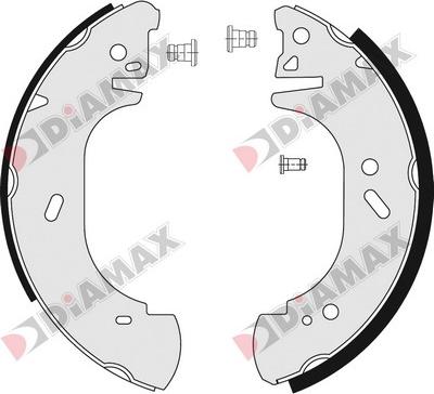 Diamax N01043 - Bremžu loku komplekts adetalas.lv