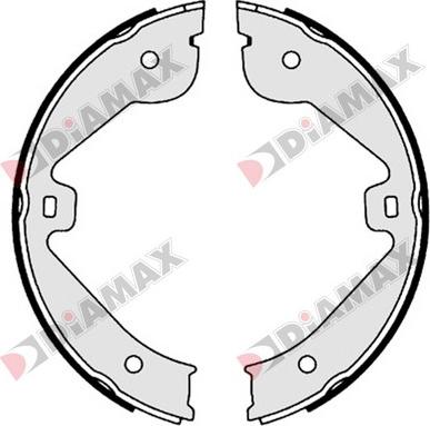 Diamax N01351 - Bremžu loku kompl., Stāvbremze adetalas.lv