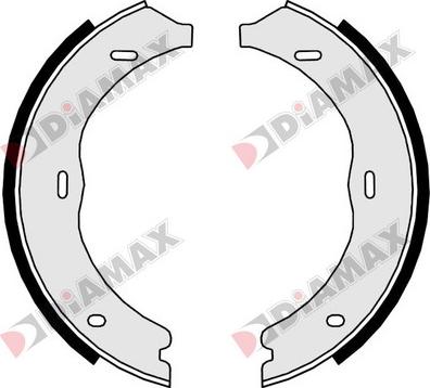 Diamax N01368 - Bremžu loku kompl., Stāvbremze adetalas.lv