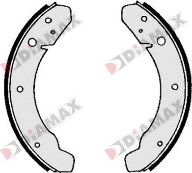 Diamax N01201 - Bremžu loku komplekts adetalas.lv