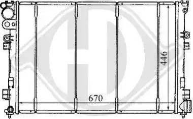 Diederichs 8109146 - Radiators, Motora dzesēšanas sistēma adetalas.lv