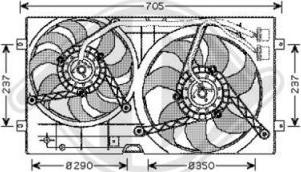 Diederichs 2265001 - Ventilators, Motora dzesēšanas sistēma adetalas.lv