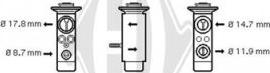 Diederichs DCE1006 - Izplešanās vārsts, Gaisa kond. sistēma adetalas.lv