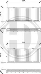 Diederichs DCI0840S - Filtrs, Salona telpas gaiss adetalas.lv