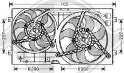 Diederichs DCL1000 - Ventilators, Motora dzesēšanas sistēma adetalas.lv