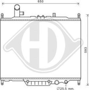 Diederichs DCM1418 - Radiators, Motora dzesēšanas sistēma adetalas.lv