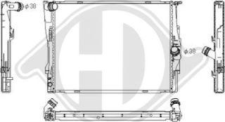 Diederichs DCM1572 - Radiators, Motora dzesēšanas sistēma adetalas.lv