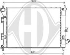 Diederichs DCM3732 - Radiators, Motora dzesēšanas sistēma adetalas.lv