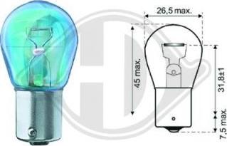 Diederichs LID10055 - Kvēlspuldze, Pagriezienu signāla lukturis adetalas.lv