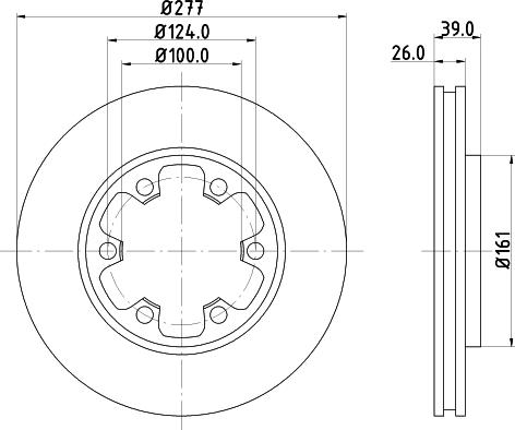 DON PCD15252 - Bremžu diski adetalas.lv