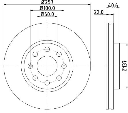 DON PCD10102 - Bremžu diski adetalas.lv