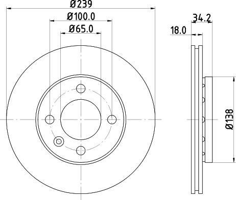 DON PCD10352 - Bremžu diski adetalas.lv