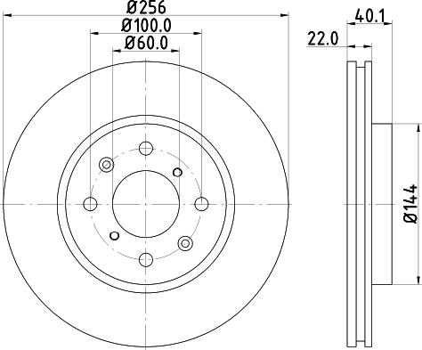 DON PCD13862 - Bremžu diski adetalas.lv