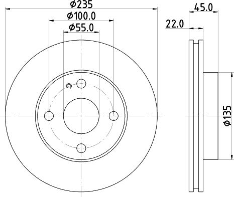 DON PCD13762 - Bremžu diski adetalas.lv