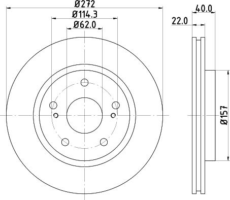 DON PCD17202 - Bremžu diski adetalas.lv