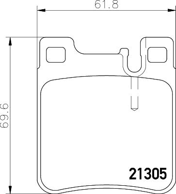 DON PCP1320 - Bremžu uzliku kompl., Disku bremzes adetalas.lv