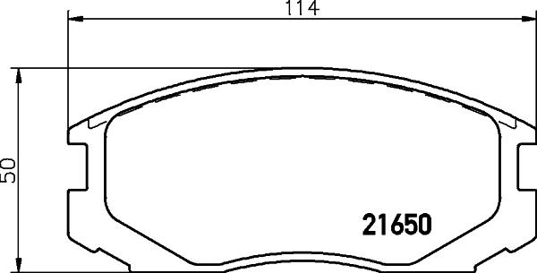 DON PCP1257 - Bremžu uzliku kompl., Disku bremzes adetalas.lv