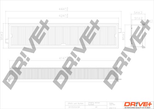 Dr!ve+ DP1110.10.0134 - Gaisa filtrs adetalas.lv