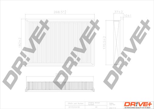 Dr!ve+ DP1110.10.0135 - Gaisa filtrs adetalas.lv