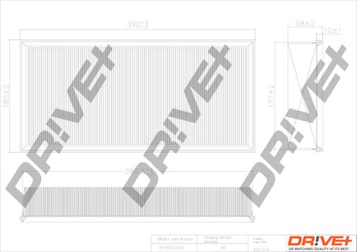 Dr!ve+ DP1110.10.0127 - Gaisa filtrs adetalas.lv