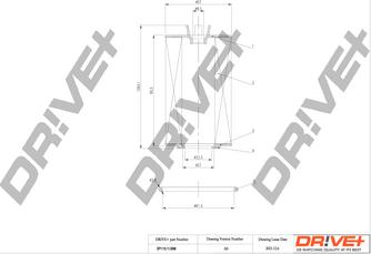 Dr!ve+ DP1110.11.0098 - Eļļas filtrs adetalas.lv