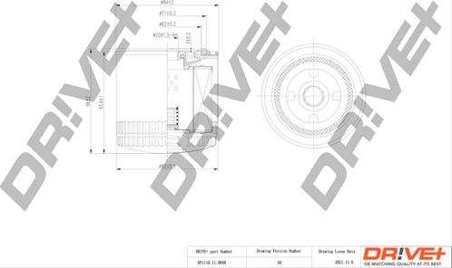 Dr!ve+ DP1110.11.0048 - Eļļas filtrs adetalas.lv