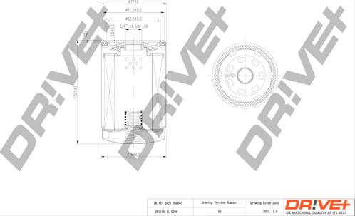 Dr!ve+ DP1110.11.0056 - Eļļas filtrs adetalas.lv