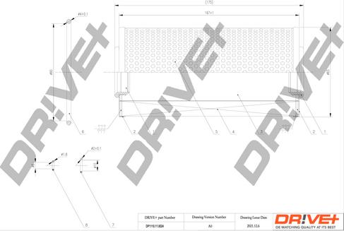 Dr!ve+ DP1110.11.0024 - Eļļas filtrs adetalas.lv