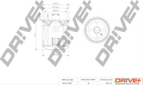 Dr!ve+ DP1110.11.0159 - Eļļas filtrs adetalas.lv