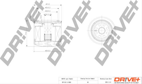 Dr!ve+ DP1110.11.0265 - Eļļas filtrs adetalas.lv