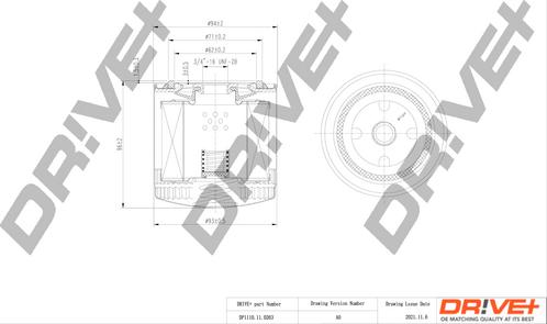 Dr!ve+ DP1110.11.0263 - Eļļas filtrs adetalas.lv