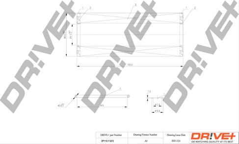 Dr!ve+ DP1110.11.0212 - Eļļas filtrs adetalas.lv