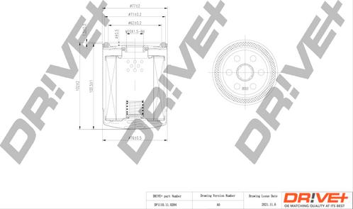 Dr!ve+ DP1110.11.0284 - Eļļas filtrs adetalas.lv