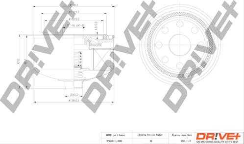 Dr!ve+ DP1110.11.0286 - Eļļas filtrs adetalas.lv