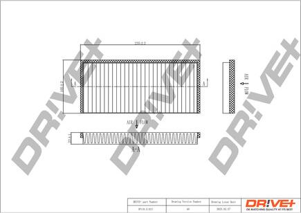 Dr!ve+ DP1110.12.0213 - Filtrs, Salona telpas gaiss adetalas.lv