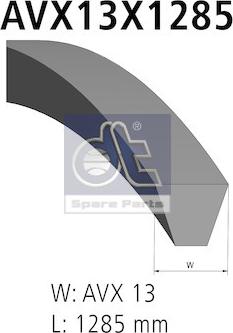 DT Spare Parts 5.41521 - Ķīļsiksnas komplekts adetalas.lv