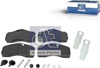 DT Spare Parts 3.96405 - Bremžu uzliku kompl., Disku bremzes adetalas.lv