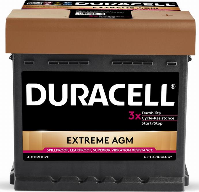 DURACELL 016550010801 - Startera akumulatoru baterija adetalas.lv