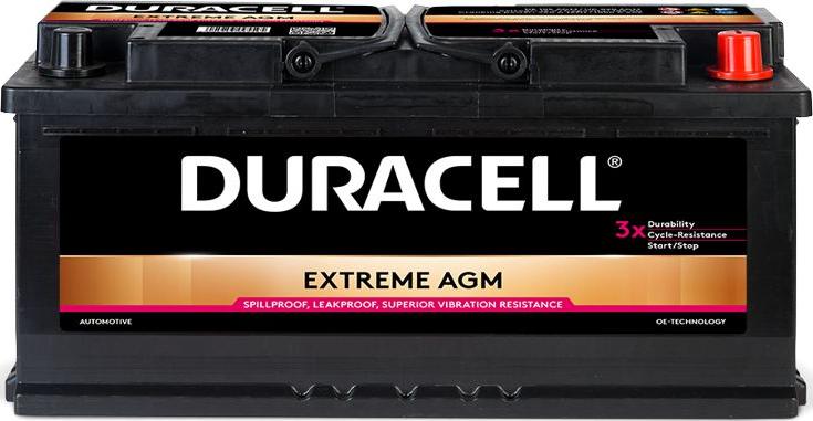 DURACELL 016605010801 - Startera akumulatoru baterija adetalas.lv