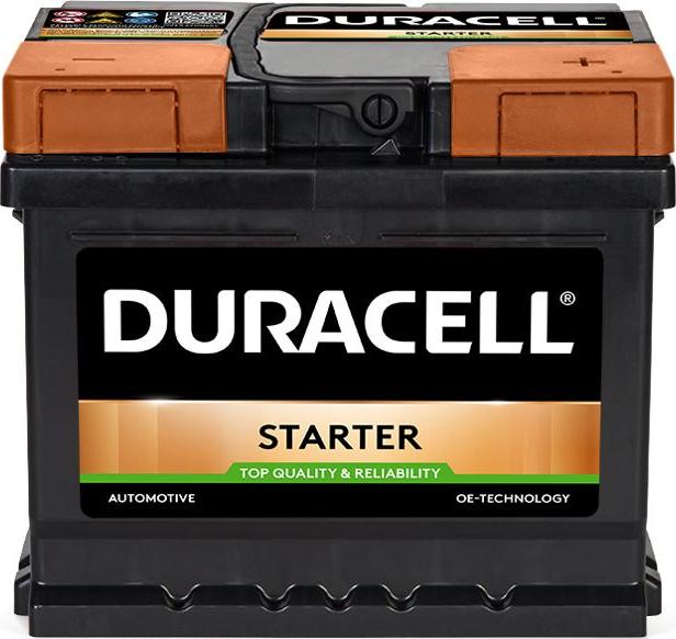 DURACELL 010544090801 - Startera akumulatoru baterija adetalas.lv