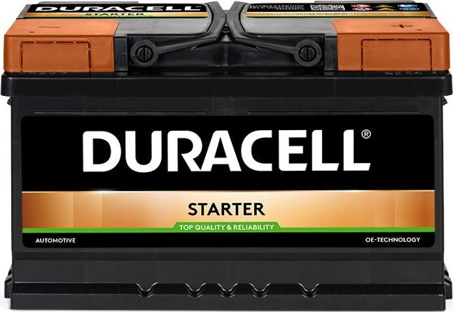 DURACELL 010570440801 - Startera akumulatoru baterija adetalas.lv