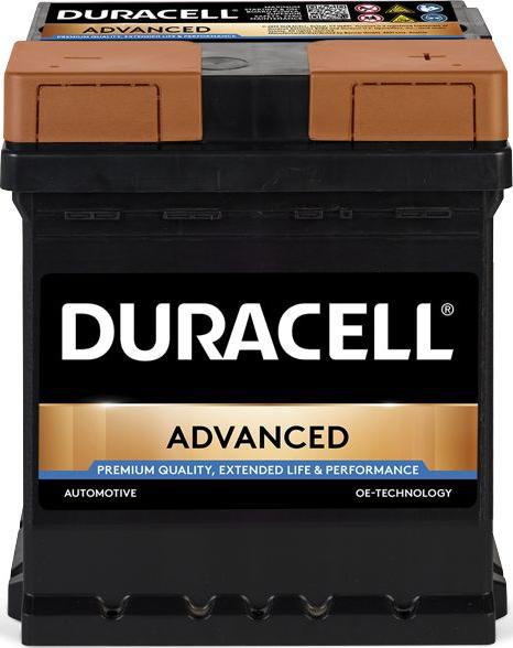 DURACELL 013542080801 - Startera akumulatoru baterija adetalas.lv