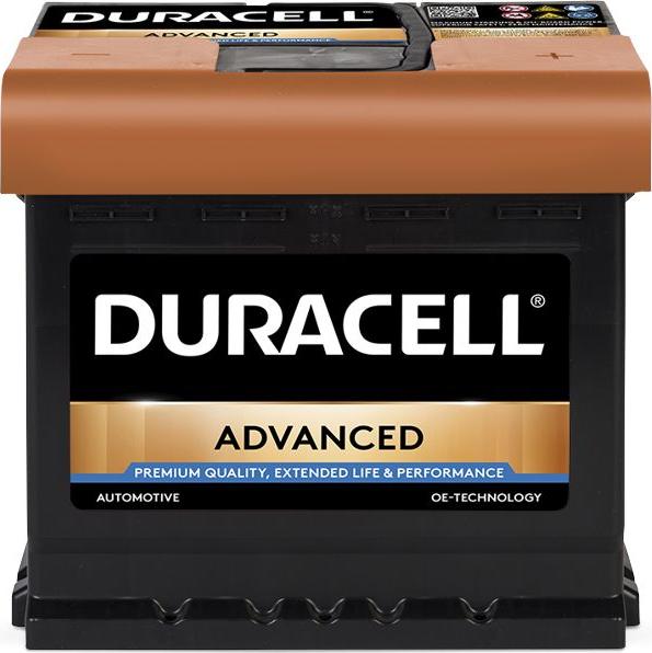 DURACELL 013550030801 - Startera akumulatoru baterija adetalas.lv