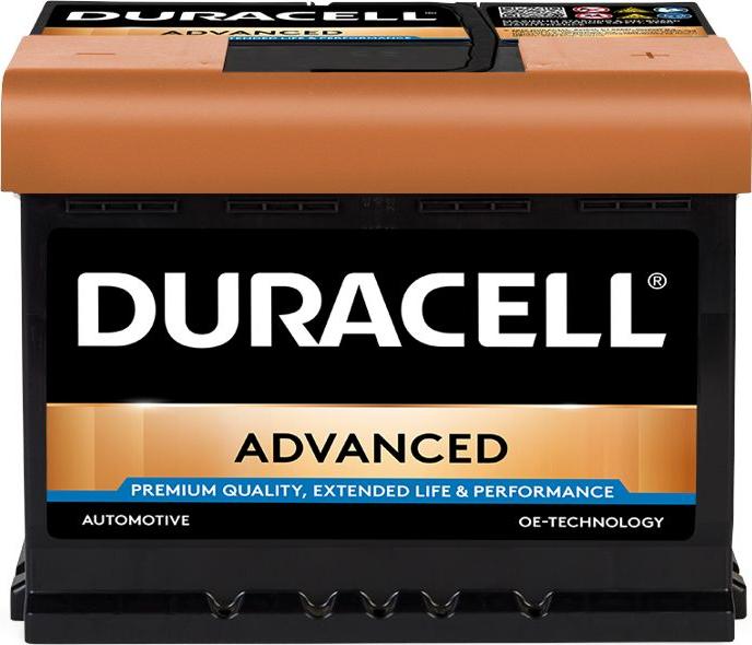 DURACELL 013562190801 - Startera akumulatoru baterija adetalas.lv