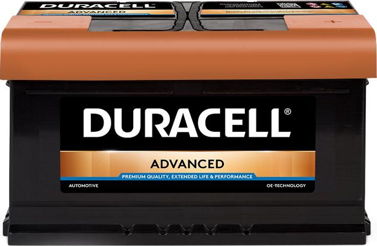 DURACELL 013580140801 - Startera akumulatoru baterija adetalas.lv