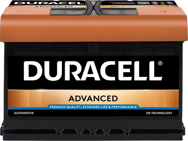 DURACELL 013572090801 - Startera akumulatoru baterija adetalas.lv