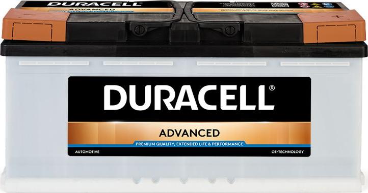 DURACELL 013600400801 - Startera akumulatoru baterija adetalas.lv