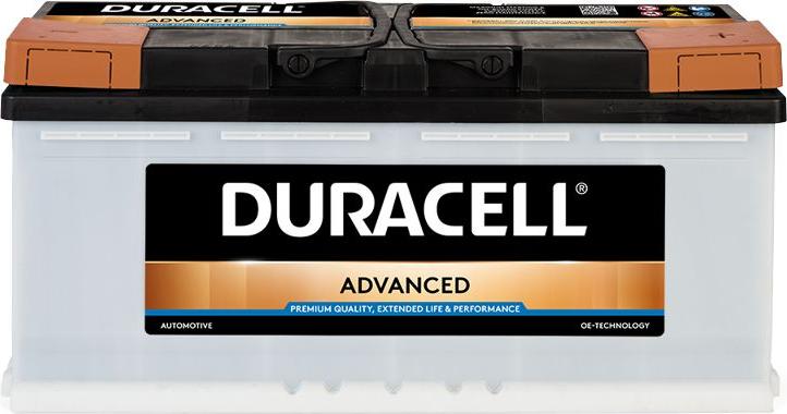 DURACELL 013610400801 - Startera akumulatoru baterija adetalas.lv