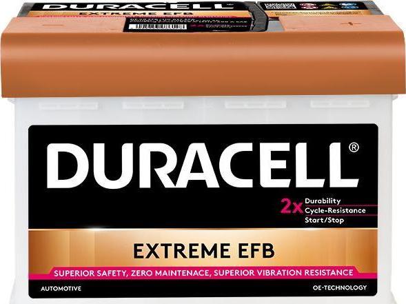 DURACELL 012560110801 - Startera akumulatoru baterija adetalas.lv