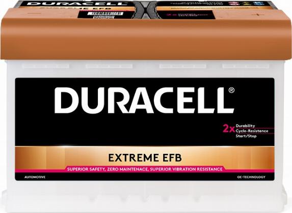 DURACELL 012575110801 - Startera akumulatoru baterija adetalas.lv